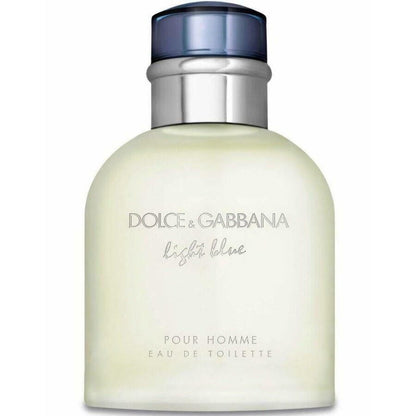 Light Blue by Dolce & Gabbana 4.2 Oz EDT Cologne for Men Tester with Cap 125 Ml