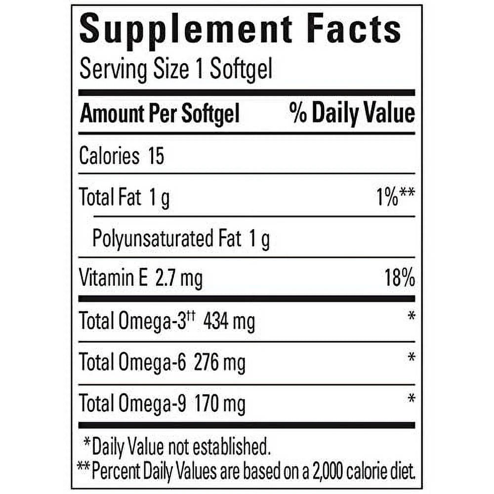 Triple Omega 3-6-9, 150 Softgels Value Size, Omega Supplement for Heart Health