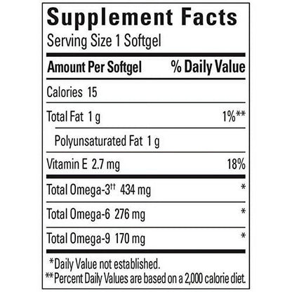 Triple Omega 3-6-9, 150 Softgels Value Size, Omega Supplement for Heart Health