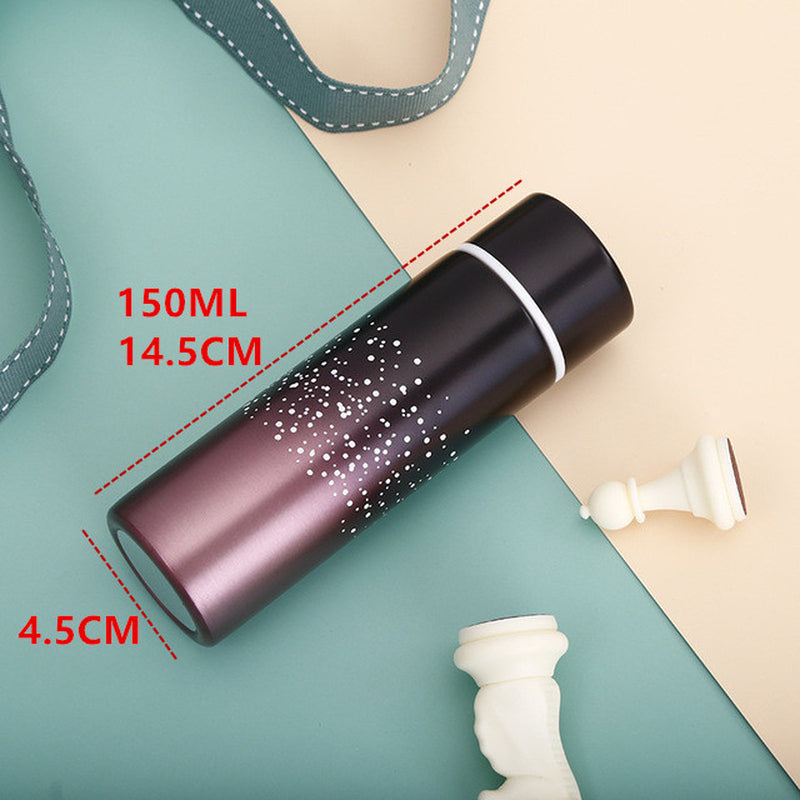 150Ml Stainless Steel Thermos Water Bottle Mini Portable Polar Bear Small Coffee Vacuum Insulation Flask Thermos Mugs