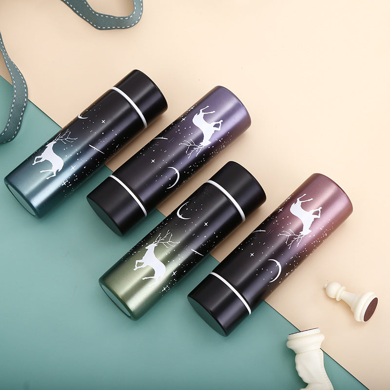 150Ml Stainless Steel Thermos Water Bottle Mini Portable Polar Bear Small Coffee Vacuum Insulation Flask Thermos Mugs