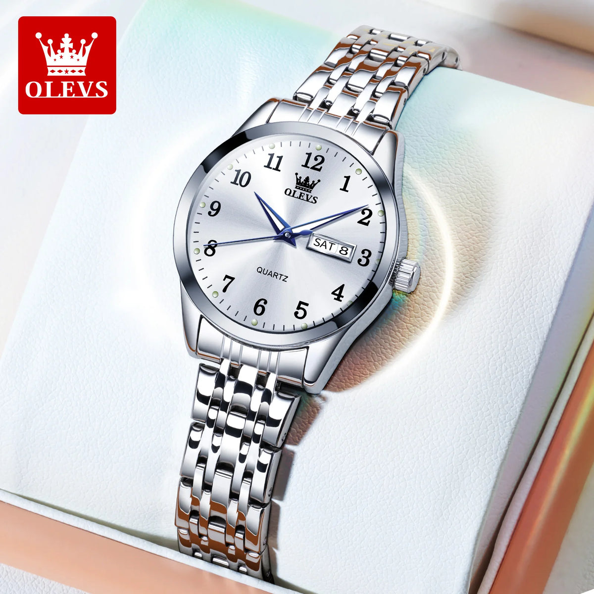 Luxury Quartz Watch for Women Elegant Stainless Steel Women'S Watches Gifts Waterproof Fashion Trend Simple Ladies Watch