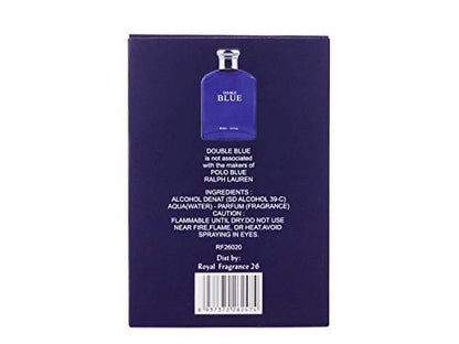 Double Blue 3.3 Ounces Mens Eau De Toilette Spray Cologne