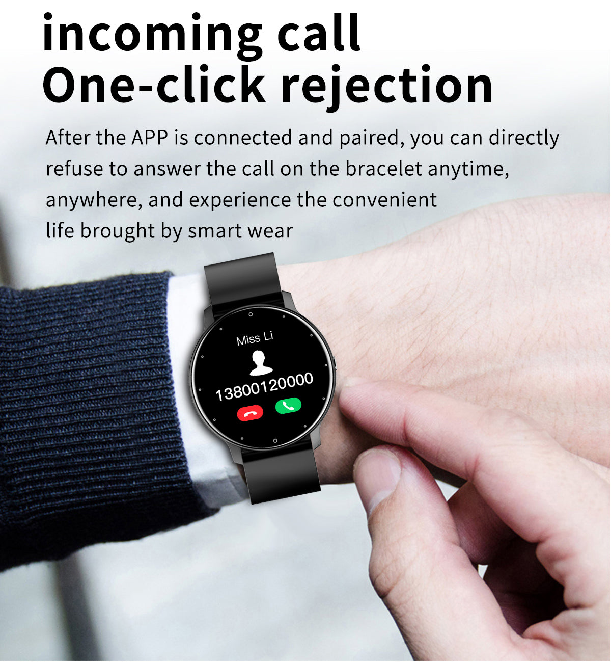 LIGE 2022 Fashion Smart Watch Fitness Bracelet Heart Rate Blood Pressure Monitoring Sports Tracker Smartwatch
