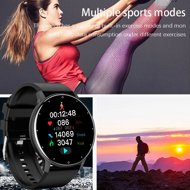 LIGE 2022 Fashion Smart Watch Fitness Bracelet Heart Rate Blood Pressure Monitoring Sports Tracker Smartwatch
