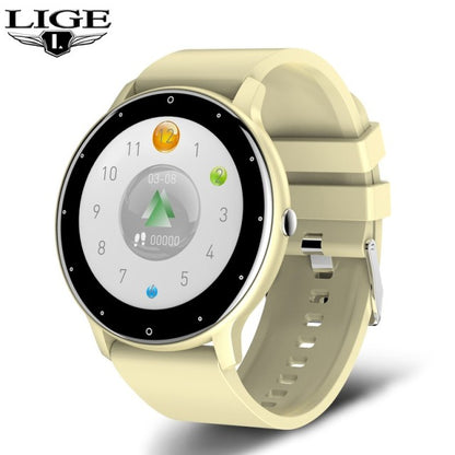 LIGE 2022 Fashion Smart Watch Fitness Bracelet Heart Rate Blood Pressure Monitoring Sports Tracker Smartwatch